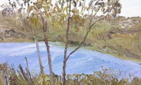 Bloodwoods-and-bush-Above-Manly-Dam-Oil-on-canvas-90cm-x-90cm-David-K-Wiggs-280x170 A-fine-line-Belleforest-Ungarie-Oil-on-canvas-120cm-x-180cm-David-K-Wiggs--280x170